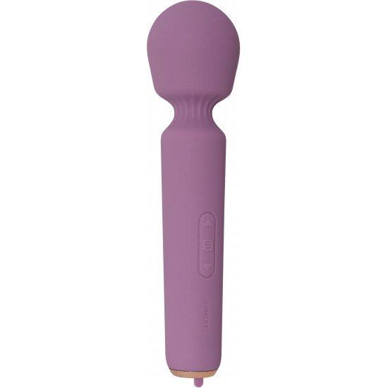 Сиреневый wand-массажер Mini Emma Neo - 14 см.
