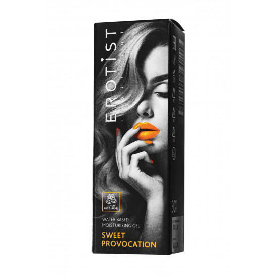 Съедобный гель Erotist Sweet Provocation Lemon And Caramel - 30 мл.