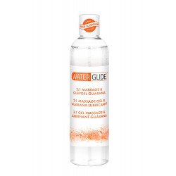 Гель-смазка 2-в-1 MASSAGE   LUBRICANT GUARANA - 300 мл.