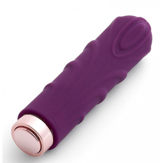 Фиолетовая вибропуля Love Sexy Silky Touch Vibrator - 9,4 см.