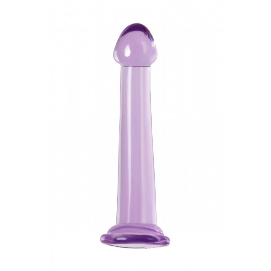 Фиолетовый фаллоимитатор Jelly Dildo S - 15,5 см.