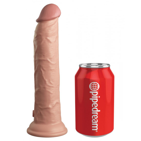 Телесный фаллоимитатор 9  Silicone Dual Density Cock - 25,4 см.