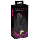 Черный вибратор-кролик с функцией расширения Inflatable Rabbit Vibrator - 18,3 см.