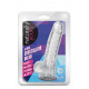 Прозрачный фаллоимитатор 6 Inch Crystalline Dildo - 15,2 см.