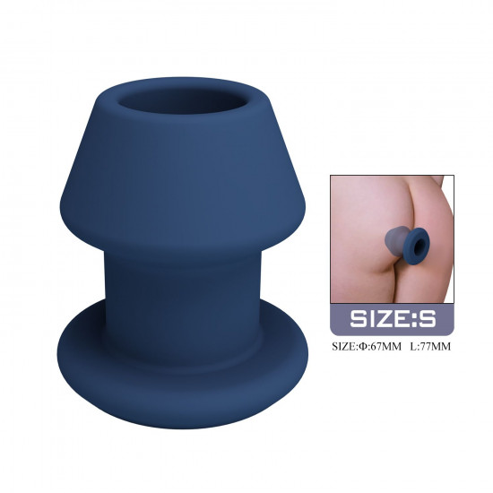 Синий анальный расширитель Jack Anal Plug S - 7,7 см.