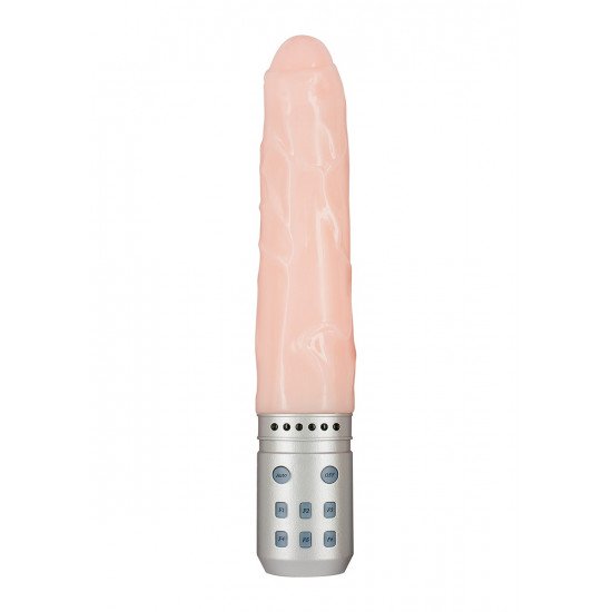 Вибратор телесного цвета Sixth Sense Cyber Vibe Flushy - 24,5 см.