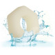 Белое люминесцентное эрекционное кольцо Glow-In-The-Dark Liquid Silicone Prolong Sexagon Ring