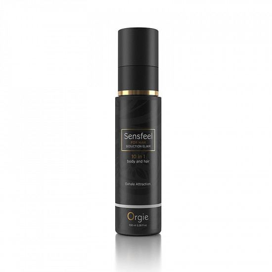 Мужской лосьон для тела и волос с феромонами Orgie Sensfeel For Man Pheromone Seduction Elixir - 100 мл.