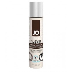 Водно-масляный лубрикант с охлаждающим эффектом JO Silicone free Hybrid Lubricant COOLING  - 30 мл.