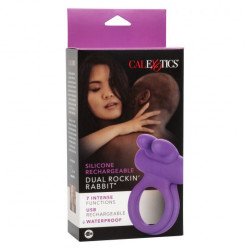 Фиолетовое двойное эрекционное кольцо Silicone Rechargeable Dual Rockin Rabbit Фиолетовое двойное эрекционное кольцо Silicone Rechargeable Dual Rockin Rabbit