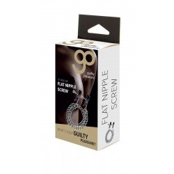 Регулируемые зажимы на соски Flat Nipple Screw с цепочкой