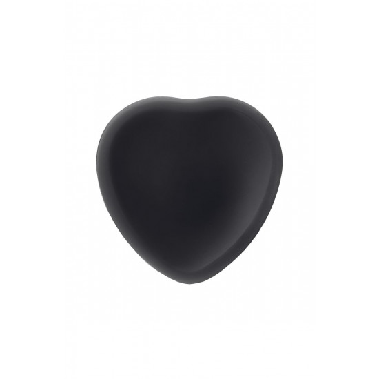 Черный фаллос на присоске Silicone Bendable Dildo S - 17 см.