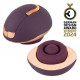 Фиолетовый вращающийся массажёр для вульвы Rotating Vulva Massager