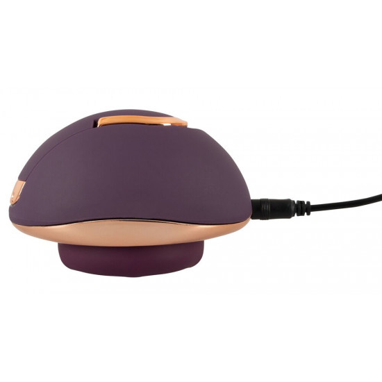 Фиолетовый вращающийся массажёр для вульвы Rotating Vulva Massager
