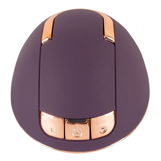 Фиолетовый вращающийся массажёр для вульвы Rotating Vulva Massager