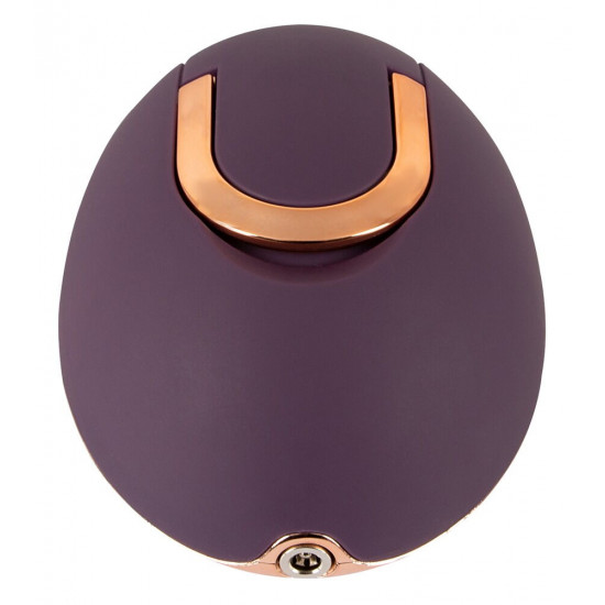 Фиолетовый вращающийся массажёр для вульвы Rotating Vulva Massager
