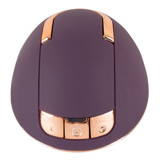 Фиолетовый вращающийся массажёр для вульвы Rotating Vulva Massager
