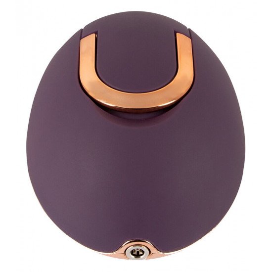 Фиолетовый вращающийся массажёр для вульвы Rotating Vulva Massager