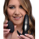 Черная анальная вибропробка Kinetic Thumping 7X Medium Anal Plug - 13,3 см.
