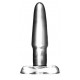Прозрачная желейная втулка-конус JELLY JOY FLAWLESS CLEAR - 15,2 см.