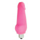 Розовый мини-вибратор Vibrator Mini - 9,5 см.