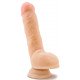 Телесный фаллоимитатор 9 Inch Sensa Feel Dildo - 22,8 см.