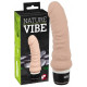 Телесный вибратор Nature Vibe - 17,8 см.