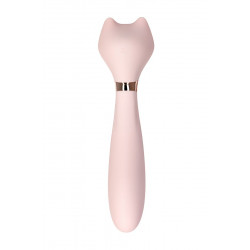 Нежно-розовый вибратор Sinjoys CAT Coco - 21,3 см.