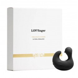 Вибростимулятор-уточка LOV’finger с возбуждающим гелем
