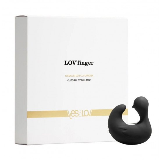 Вибростимулятор-уточка LOV’finger с возбуждающим гелем