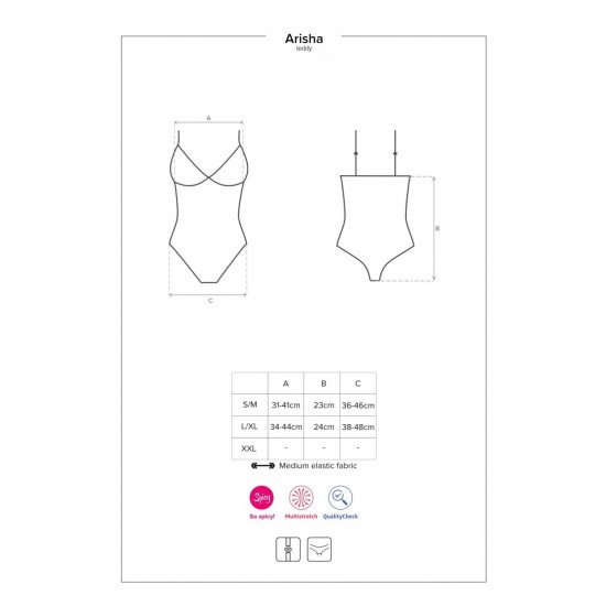 Пикантное боди Arisha с интимным доступом