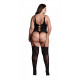 Эффектный боди-комбинезон Elara VII Bodystocking with Open Cups Эффектный боди-комбинезон Elara VII Bodystocking with Open Cups