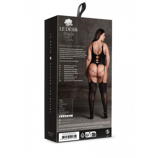Эффектный боди-комбинезон Elara VII Bodystocking with Open Cups Эффектный боди-комбинезон Elara VII Bodystocking with Open Cups