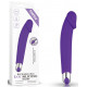 Фиолетовый вибратор Rechargeable IJOY Silicone Dildo - 16,5 см.