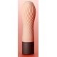 Персиковый рифленый мини-вибратор IROHA ZEN HANACHA - 12,7 см.