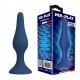 Синяя анальная пробка Slim Anal Plug L - 12,4 см.