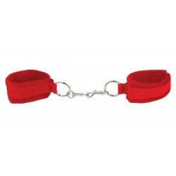 Красные наручники Velcro Cuffs Red