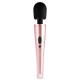 Черно-розовый вибромассажер Nouveau Wand Massager - 30 см.