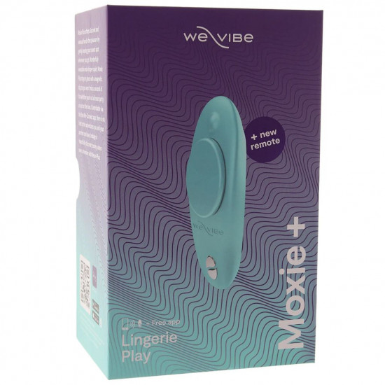 Аквамариновый вибратор We-Vibe Moxie+