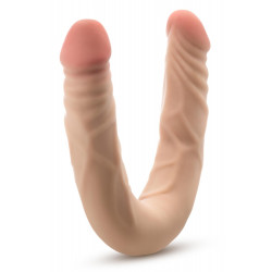 Телесный двусторонний фаллоимитатор 14 Inch Double Dong - 35,6 см.