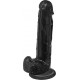 Черный реалистичный фаллоимитатор Mr. Bold XL - 22 см.