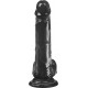 Черный реалистичный фаллоимитатор Mr. Bold XL - 22 см.
