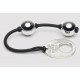 Серебристые шарики Inner Goddess Mini Silver Pleasure Balls 85g на черном силиконовом шнурке Серебристые шарики Inner Goddess Mini Silver Pleasure Balls 85g на черном силиконовом шнурке
