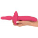 Розовый двусторонний вибратор 2in1 Vibrator   Butt Plug
