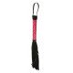 Аккуратная плетка с розовой рукоятью Passionate Flogger - 39 см.