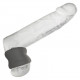 Серое эрекционное кольцо для мошонки Alpha Liquid Silicone Scrotum Ring
