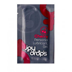 Пробник смазки на водной основе JoyDrops Cherry - 5 мл.