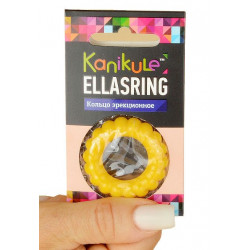 Цветное рельефное эрекционное кольцо Ellasring