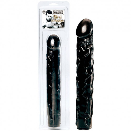 Чёрный фаллоимитатор BIG BONANZA 13 BLACK BUTT PLUG - 33 см.