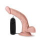 Телесный вибратор-реалистик Dr. Sean 8 Inch Vibrating Cock - 20,3 см.